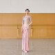 Classical dance clothes with gradient body charm, loose gauze clothes, modern dance Chinese dance body training clothes and tops