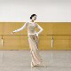 Modern dance practice clothes, dance pants, loose and elegant, straight wide-leg pants, trousers, Chinese classical dance practice pants for performance
