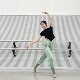 Colorful dance modern dance yoga short sleeves
