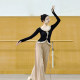 Classical dance gauze Chinese dance costume body rhyme body suit dance top women's new winter dance practice clothes