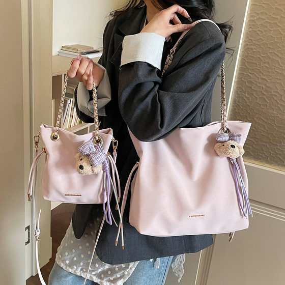 Amy Rabbit women's bag 2026 new daily versatile dopamine color casual texture simple shoulder crossbody bag