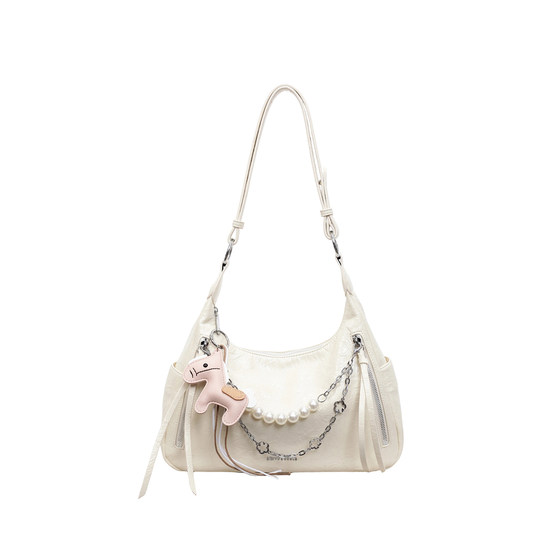 Amy Rabbit Women's Bag 2026 Spring New Style Fashion Versatile Simple Korean Underarm Bag Versatile Casual Niche Tote Bag