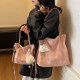 Amy Rabbit Women's Bag 2026 New Daily Casual Simple Solid Color Versatile Commuting Fashion Western Style Shoulder Crossbody Bag