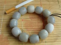 (shop delivery benefit) (100 hitch) (natural material) Qinghai jade (cigarette green jade) --- handstring --- 1#