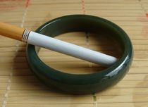 (100 hitch) (pure natural) (jade material wines) Qinghai jade (green jade with sugar color) - bracelet-A1 #