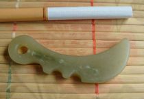 (with special features) (100 hitch) (pendant to play with all) Qinghai jade (yellow mouth stock) ----- jade knife