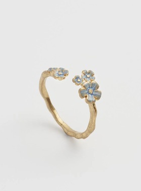 春夏新款勿忘草系列耳环项链手链