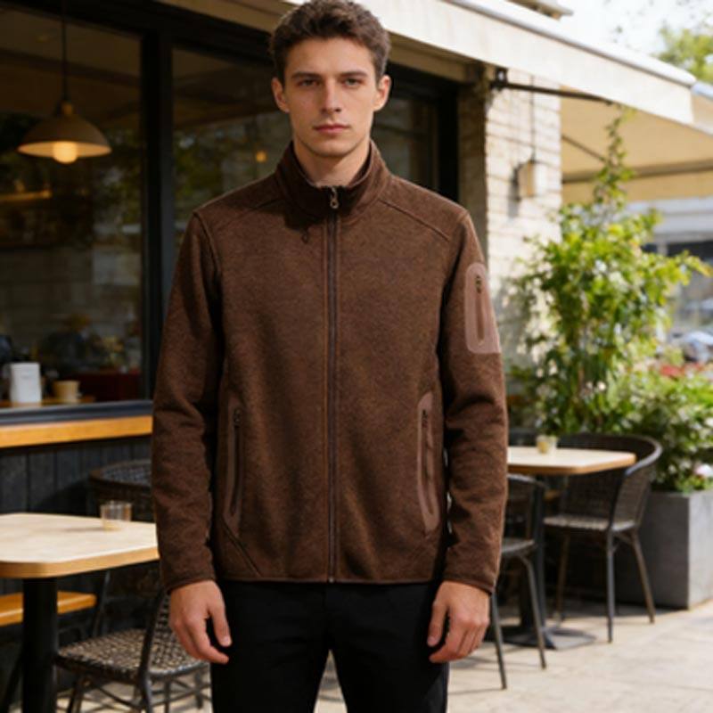 秋冬男女压胶口袋加绒保暖立领外套抓绒衣26010201,淘宝优惠券,粉丝福利购,淘宝优惠卷