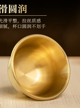 供奉礼佛套装迷你黄铜供杯烛台