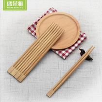 Sheng Jung Ja Disposable Chopsticks Carbonated Bamboo Chopstick 21CM Packaged Fast Food Hygiene Convenient Double Raw Chopstick Takeaway Cutlery