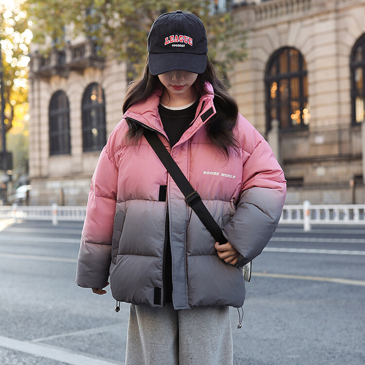 女童棉衣2023新款中大童冬装韩版洋气棉衣冬季女孩子加厚棉袄外套