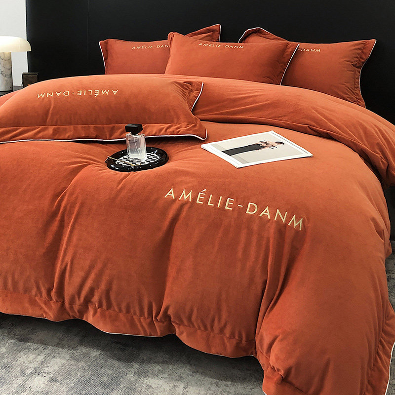 欧式高档婴儿绒四件套加厚牛奶绒冬款法兰绒毛冬季珊瑚绒加绒被套,淘宝优惠券,粉丝福利购,淘宝优惠卷