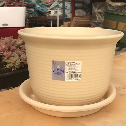 爱丽思花盆底座 树脂塑料圆形花托盘接水盘花盆托盘花盆底盘浅托 - 图1