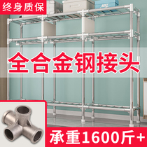 Simple wardrobe modern minimalist cloth wardrobe steel tube plus coarse reinforcement rental room Home bedroom with sturdy and durable