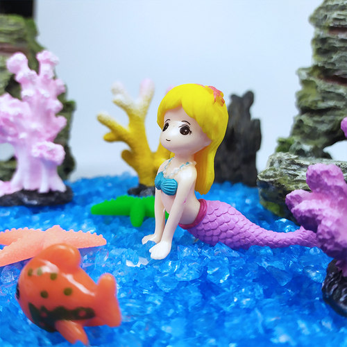 海洋风格微景观小摆件海滩沙滩系列多肉装饰品花盆鱼缸水族造景 - 图0