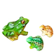 Micro landscape creative simulation frog small ornaments