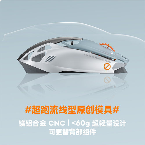 Meizu/魅族PANDAER×IQUNIX超轻量合金电竞鼠标三模星闪蓝牙有线 - 图2