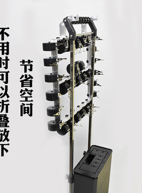 新款方管智能数码烫发机烫发机吊杠架拉线盒支架大尺寸铝合金方框