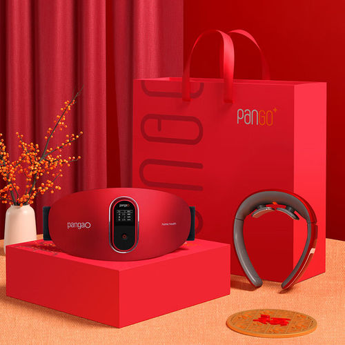 攀高(PANGAO)颈椎 腰部按摩器P7+2645RL礼盒款 生日礼物送女友 - 图0