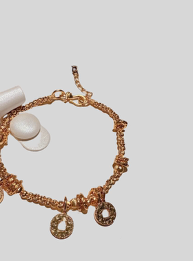 古法花丝螺钿 天使琉璃盘缠项链 新中式花团锦簇簪花流苏项链套装