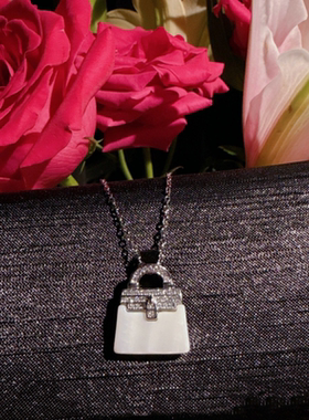 珠宝 马料绿玉髓钱包宝石项链 宴会高定 祖母绿米珠闪耀吊灯耳坠