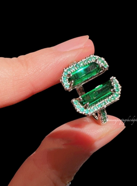 网红法式轻奢通勤小众金属戒指