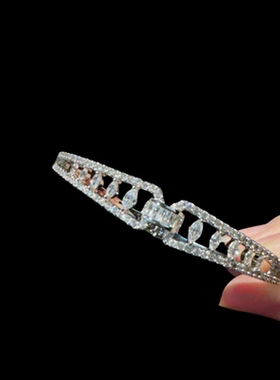 在逃公主满天星猫眼宝石手镯璨若星河镀18K金高级感流星时尚百搭