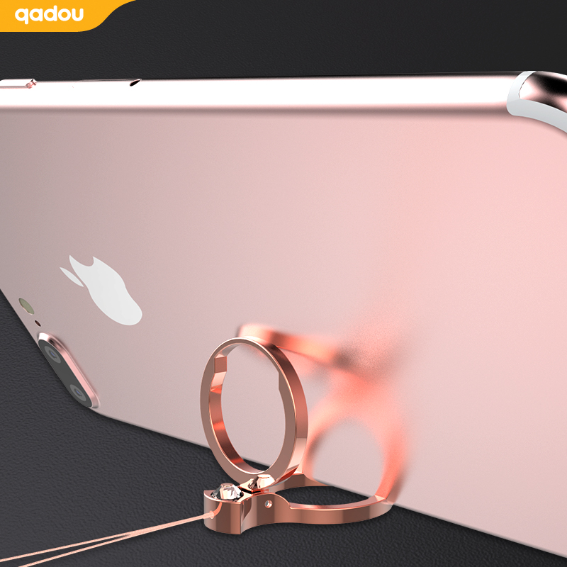 qadou金属手机挂绳挂件挂饰手机链短手腕吊坠