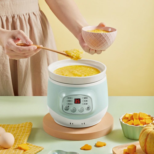 小熊电炖锅宝宝煮粥熬粥婴儿辅食迷你bb煲汤锅陶瓷全自动炖盅神器 - 图2