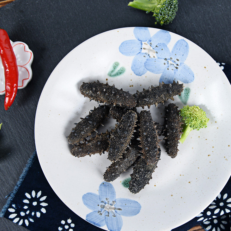 绿帝野生淡干海参50g 10份500 绿帝海参
