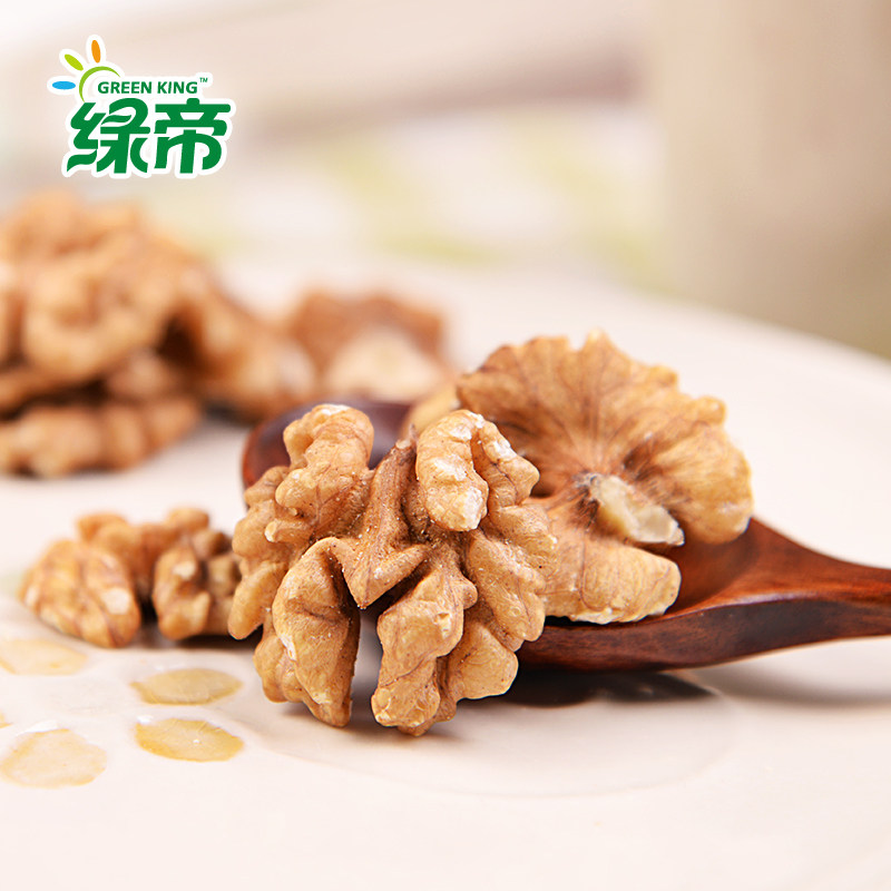 绿帝山核桃仁原味核桃肉新货生坚果 绿帝核桃仁