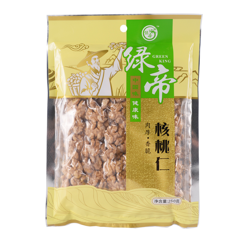 绿帝山核桃仁原味核桃肉新货生坚果 绿帝核桃仁