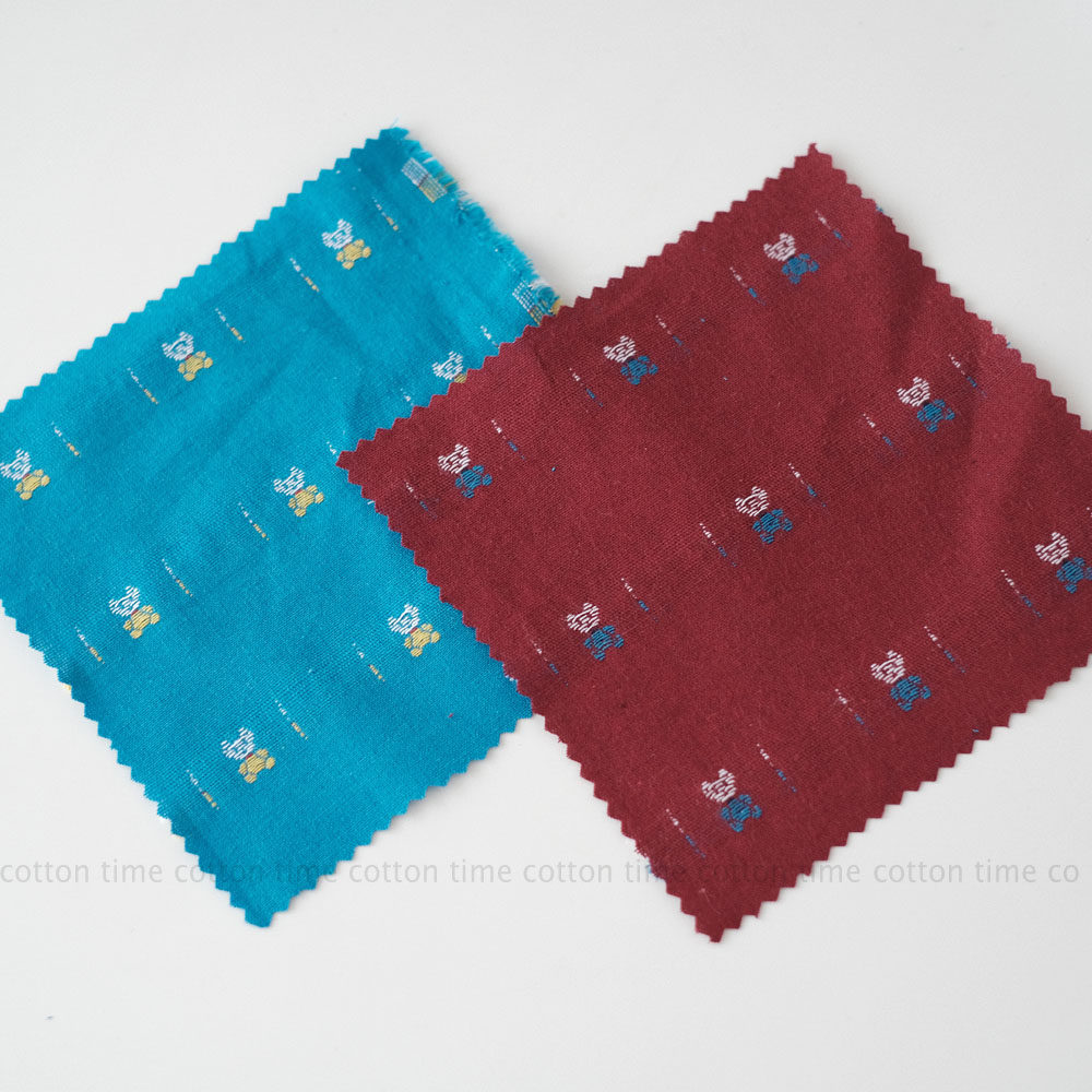 cottontime  新年福利 高饱和纯棉小熊色织 发圈包包服装面料,淘宝优惠券,粉丝福利购,淘宝优惠卷