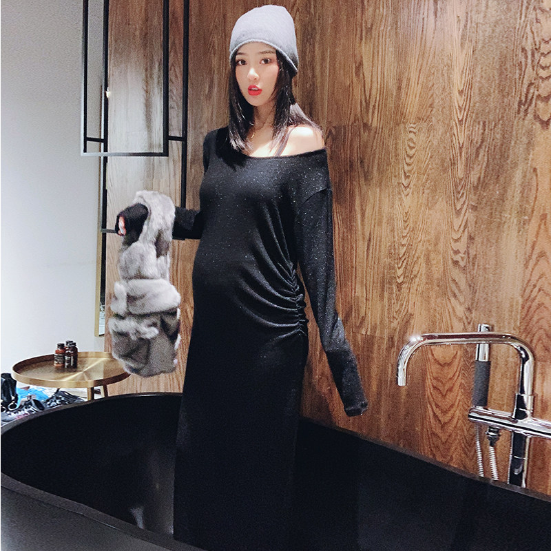 优密儿孕妇装欧美孕妇连衣裙t恤 筝华母婴连衣裙