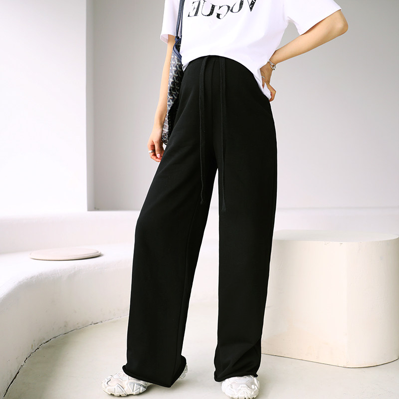 优密儿孕妇裤春秋外穿休闲运动裤 筝华母婴孕妇阔腿裤