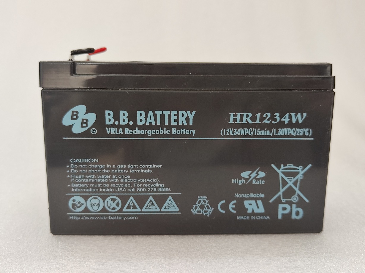 BB电池、美美电池HR1234W（12V34W）高功率铅酸电池 - 图2