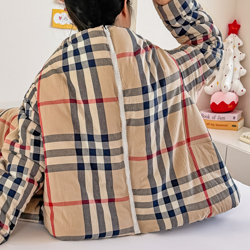 多功能全棉懒人被带袖被子可穿抱枕被车载办公室沙发午睡两用冬季,淘宝优惠券,粉丝福利购,淘宝优惠卷