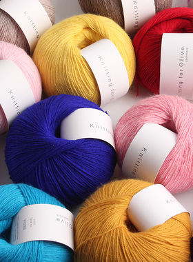 Knitting for Olive 丹麦进口手编100%羊绒线正品貂绒毛线围巾diy
