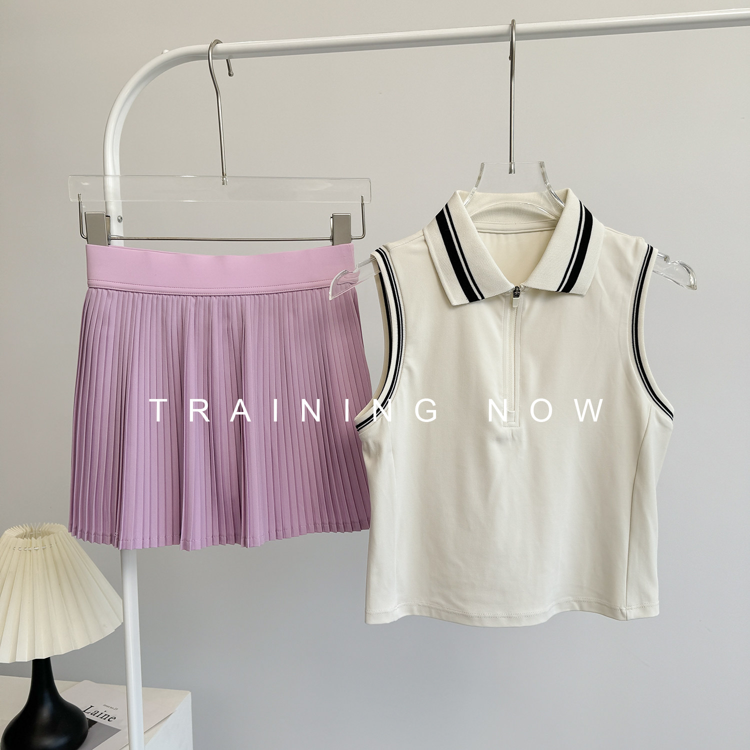 高级感羽毛球服套装女夏季高尔夫健身房运动短裙专业瑜伽网球服,淘宝优惠券,粉丝福利购,淘宝优惠卷