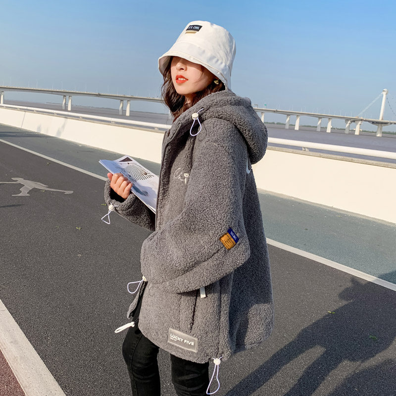 羊羔毛短款羽绒韩版宽松秋冬季棉服 和锋金羽棉衣/棉服