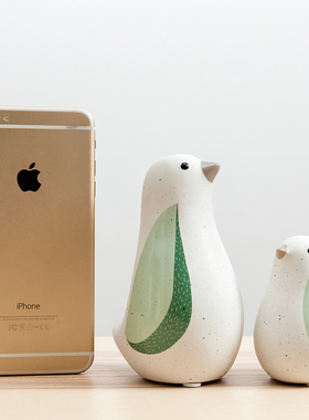 创意家居房间客厅卧室小鸟摆件装饰品生日礼物个性办公室陶瓷摆设