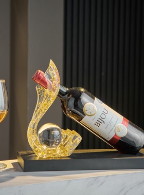 红酒架摆件家用客厅酒柜轻奢高档