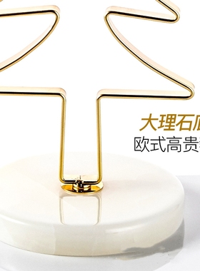 圣诞氛围铁艺红酒杯架吧台摆件