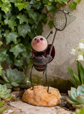 可爱卡通小虫子装饰摆件