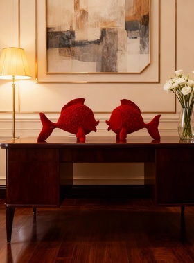 新年锦鲤手工摆件吉祥物