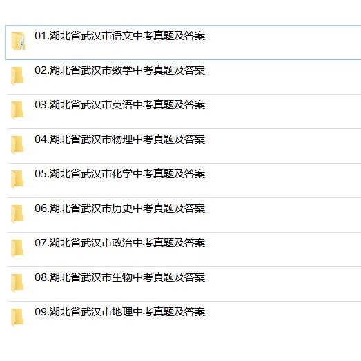 2024年湖北武汉市中考历年真题试卷语文数学英语物理化学政治习题初升高Word试题初三九年级上下册试卷解析答案电子版 - 图2
