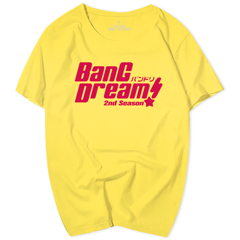 bangdream动漫roselia邦邦t恤衫 skbanruT恤