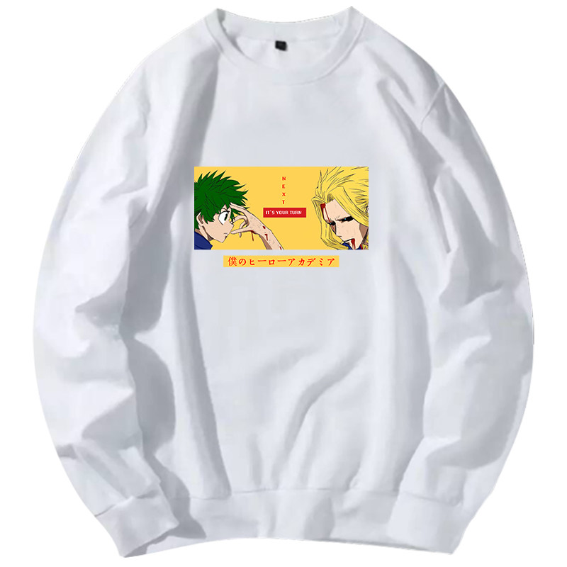 英雄学院定制男女圆领卫衣 skbanru卫衣