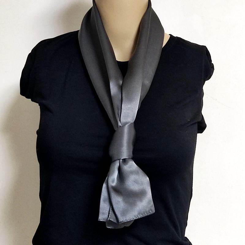 桑蚕丝可定制尺寸缎面天然真丝素绉缎灰色方巾长方巾丝巾披肩围巾,淘宝优惠券,粉丝福利购,淘宝优惠卷