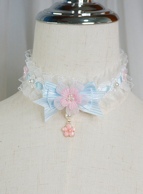 甜美洛丽塔樱花树下的告白项链